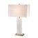 Alpine One Light Table Lamp in Antique Brass / White (110|RTL-9227 AB-WH)