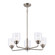 Zoe Five Light Chandelier in Brushed Nickel (110|72055 BN)