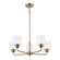Zoe Five Light Chandelier in Antique Gold (110|72055 AG)