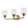 Zoe Three Light Vanity in Antique Gold (110|72053 AG)