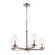 Carter Five Light Chandelier in Brushed Nickel (110|72045 BN)