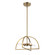 Adelia Four Light Flush Mount in Antique Gold (110|72036-4 AG)