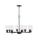 Kai Eight Light Chandelier in Black (110|72028 BK)