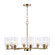 Kai Eight Light Chandelier in Antique Gold (110|72028 AG)
