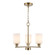 Kai Three Light Mini Chandelier in Antique Gold / Frosted (110|72025-3 AG-FR)