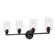 Kai Four Light Vanity in Black (110|72024 BK)