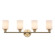 Kai Four Light Vanity in Antique Gold / Frosted (110|72024 AG-FR)