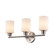Kai Three Light Vanity in Brushed Nickel / Frosted (110|72023 BN-FR)