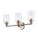 Kai Three Light Vanity in Brushed Nickel (110|72023 BN)