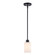Kai One Light Pendant in Black / Frosted (110|72020 BK-FR)