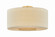 Miller Three Light Flush Mount in Aged Brass (428|H1153503-AGB)