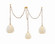 Remi Three Light Chandelier in Aged Brass (428|H1150803-AGB)