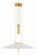 Emmons LED Pendant in Aged Brass (70|4751-AGB/SWH)