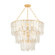 Tappan 13 Light Chandelier in Vintage Gold Leaf (70|1713-VGL)