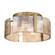 Aenon Three Light Flush Mount in Brushed Champagne Brass (62|3164-FM BCB-AWG)