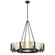 Aenon Eight Light Chandelier in Matte Black (62|3164-8 BLK-AWG)