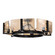 Aenon Six Light Semi-Flush Mount in Matte Black (62|3164-6SF BLK-AWG)