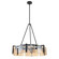 Aenon Six Light Chandelier in Matte Black (62|3164-6 BLK-AWG)