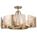 Aenon Four Light Semi-Flush Mount in Brushed Champagne Brass (62|3164-4SF BCB-AWG)