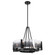 Aenon Four Light Chandelier in Matte Black (62|3164-4 BLK-SWG)