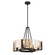 Aenon Four Light Chandelier in Matte Black (62|3164-4 BLK-AWG)