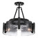 Aenon Three Light Semi-Flush Mount in Matte Black (62|3164-3SF BLK-SWG)