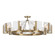 Aenon Ten Light Semi-Flush Mount in Brushed Champagne Brass (62|3164-10SF BCB-HWG)