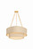 Kiso Nine Light Chandelier in Vintage Gold Leaf (68|587-32-VGL)