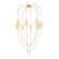 Positano LED Chandelier in Vintage Brass (68|582-54-VB)