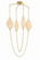 Positano LED Chandelier in Vintage Brass (68|582-30-VB)