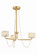 Bunda LED Chandelier in Vintage Brass (68|578-31-VB)