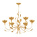 Innsbruck Six Light Chandelier in Vintage Gold Leaf (68|566-38-VGL)