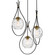 Cody Three Light Pendant in Coal And Soft Brass (7|1533-726)