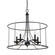 Westchester County Five Light Chandelier in Sand Coal w/Skyline Gold Leaf (7|1047-677)