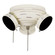 Classica LED Ceiling Fan Light Kit in Provencal Blanc (15|K9659L-PBL)