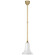 Academy Barn Light LED Pendant in Hand-Rubbed Antique Brass (268|TOB 5816HAB-WHT)