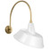 Academy Barn Light LED Barn Light in Hand-Rubbed Antique Brass (268|TOB 2815HAB/S4-WHT)