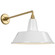 Academy Barn Light LED Barn Light in Hand-Rubbed Antique Brass (268|TOB 2812HAB/S2-WHT)