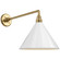 Academy Barn Light LED Barn Light in Hand-Rubbed Antique Brass (268|TOB 2812HAB/S11-WHT)