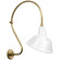 Academy Barn Light LED Barn Light in Hand-Rubbed Antique Brass (268|TOB 2805HAB/S3-WHT)