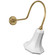 Academy Barn Light LED Barn Light in Hand-Rubbed Antique Brass (268|TOB 2803HAB/S9-WHT)