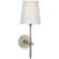 Bryant LED Bath Sconce in Antique Nickel (268|TOB 2039AN-WG-CL)