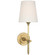 Bryant LED Wall Sconce in Hand-Rubbed Antique Brass (268|TOB 2038HAB-L-CL)