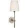 Bryant LED Wall Sconce in Antique Nickel (268|TOB 2038AN-L-CL)