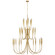 Acadia LED Chandelier in Antique Gold Leaf (268|JN 5074AGL)