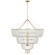 Jacqueline LED Chandelier in Hand-Rubbed Antique Brass (268|ARN 5303HAB-CG)