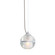 Noble One Light Pendant in Clear/Chrome (314|DPC41)
