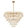 Jacqueline 12 Light Chandelier in Amber/Antique Brass (314|DLC47)