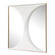 New Moon Wall Decor in White (52|03508)