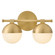 Bowie LED Vanity in Lacquered Brass (13|54562LCB)